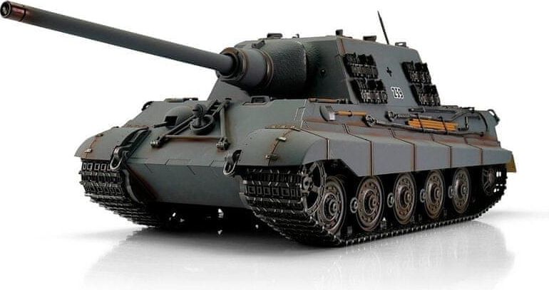 Torro RC tank PRO 1/16 RC Jagdtiger šedá kamufláž - infra IR - kouř z hlavně - obrázek 1