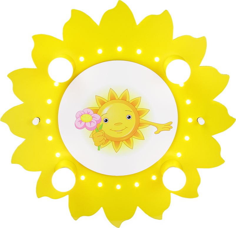 Elobra Sluníčko s kytičkou 126721 dětské stropní svítidlo - obrázek 1