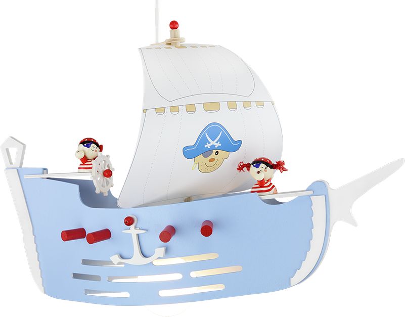 Elobra Pirátská loď 125786 dětské závěsné svítidlo - obrázek 1