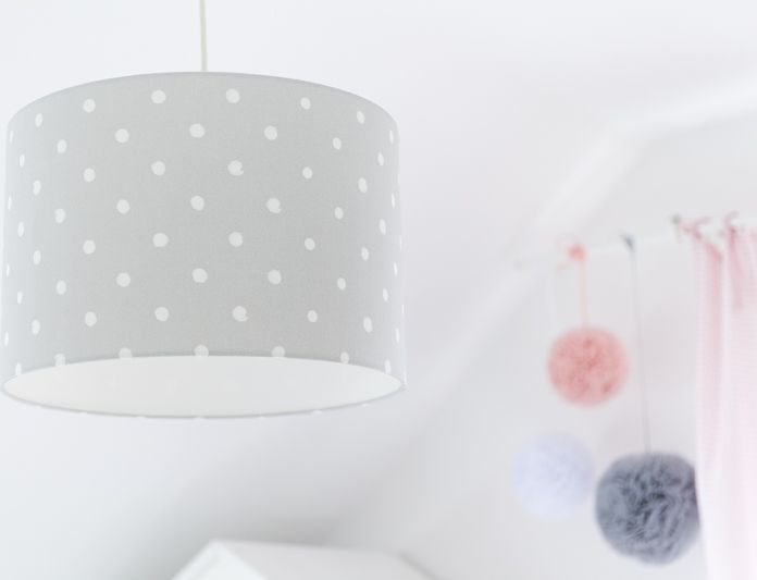 Lamps & Company Lovely Dots Grey dětský závěsný lustr - obrázek 3