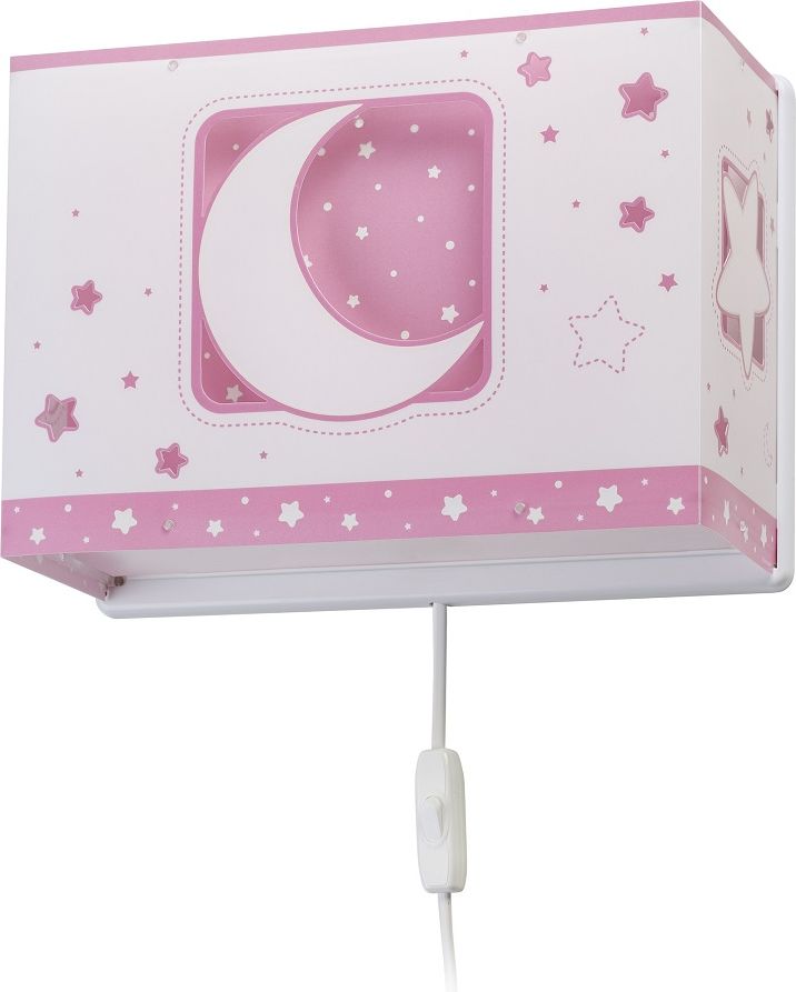 Dalber Moonlight Pink 63238S dětské světlo na zeď - obrázek 1