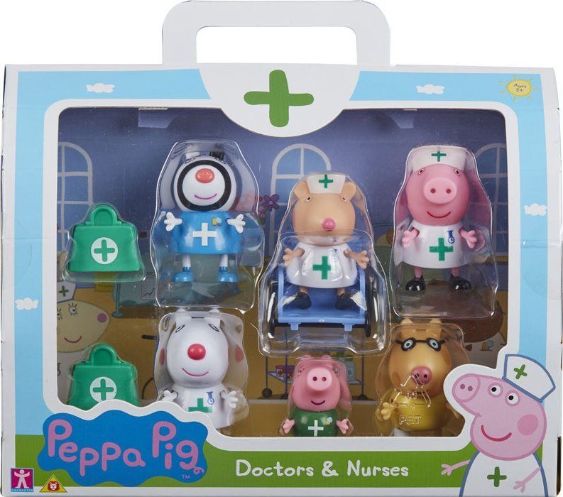 Character Prasátko Peppa: Sada Doktoři a sestřičky - Figurky - obrázek 1