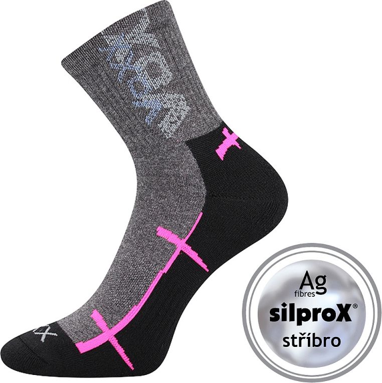 VOXX Walli černá Růž/ŠE ponožky se zesíleným chodidlem (39-42 (26-28cm)) - Fuski BOMA s.r.o. - obrázek 1