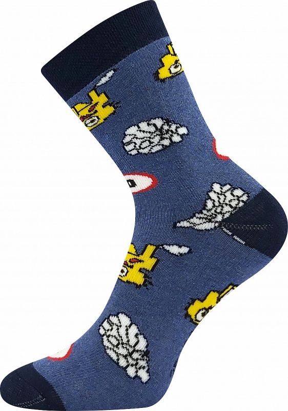 Sibiř Buldozer Modrá  VOXX froté ponožky pro děti (25-29 (17-19cm)) - Fuski BOMA s.r.o. - obrázek 1