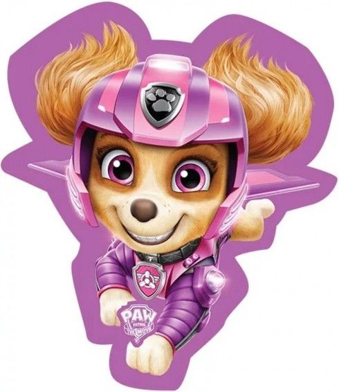 CARBOTEX - Tvarovaný 3D polštářek / polštář Tlapková patrola / Paw Patrol - Skye ve filmu / 41 x 43 cm - obrázek 1