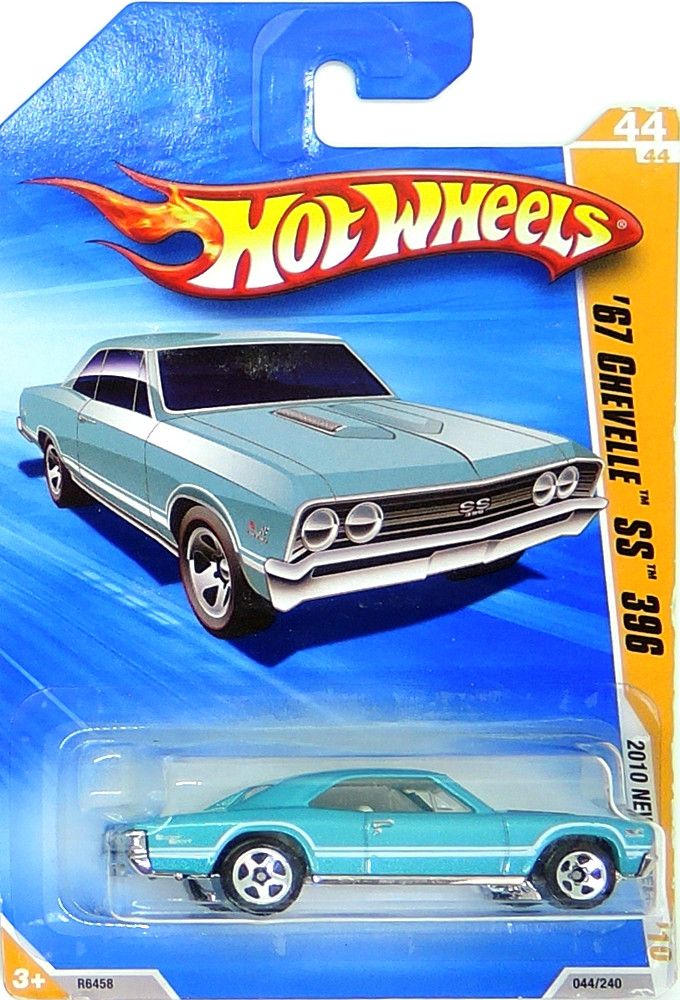 Mattel HOT WHEELS - '67 Chevelle SS 396 (Turquoise) (B2) - obrázek 1