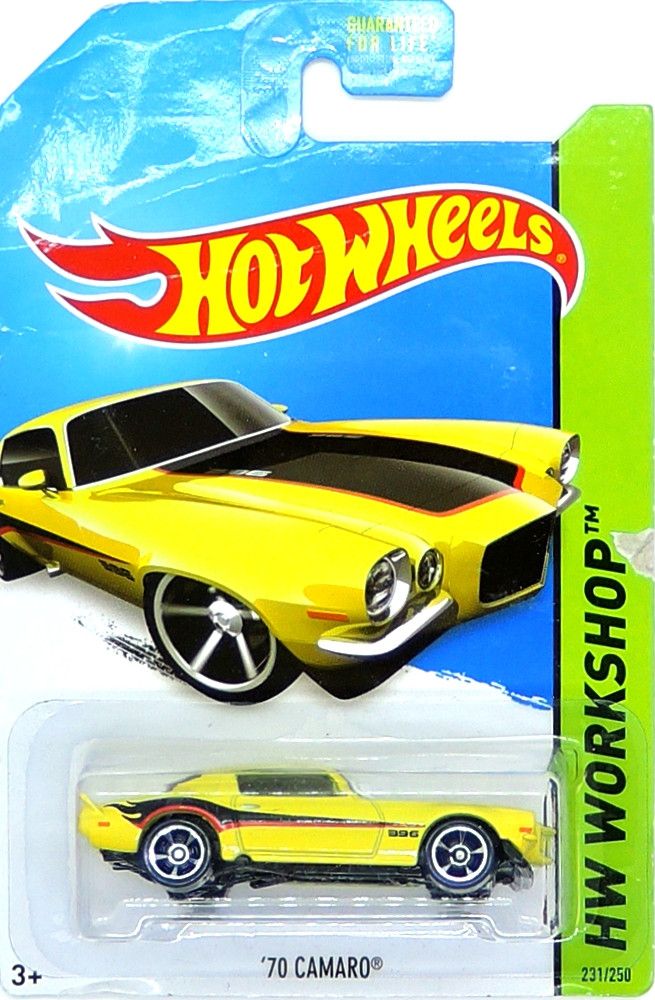 Mattel HOT WHEELS - '70 Camaro Yellow (B3) - obrázek 1