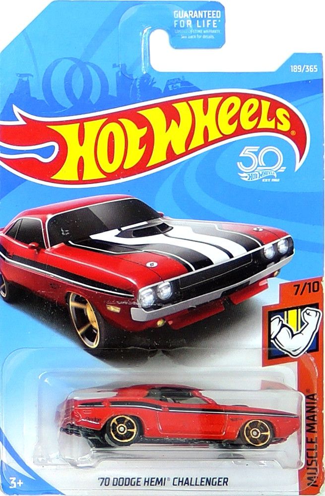 Mattel HOT WHEELS - '70 Dodge Hemi Challenger Red (B3) - obrázek 1
