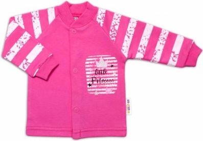 Baby Nellys Bavlněná košilka Sweet Little Princess, růžová, Velikost koj. oblečení 74 (6-9m) - obrázek 1