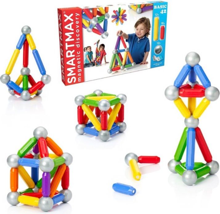 SmartMax magnetická stavebnice - Start XL (Basic 42) SMX501 - obrázek 2