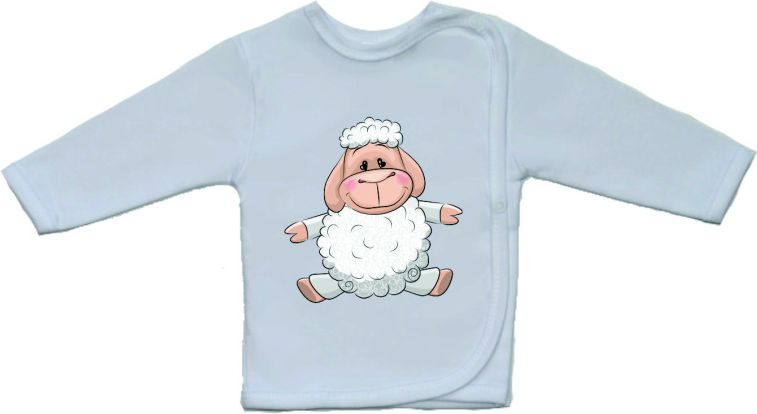 Bavlněná košilka pro miminko Gama větší roztomilá ovečka velikost 52 - obrázek 1